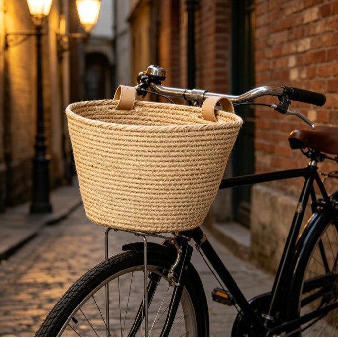 Braided Bicycle Storage Basket Kalsten