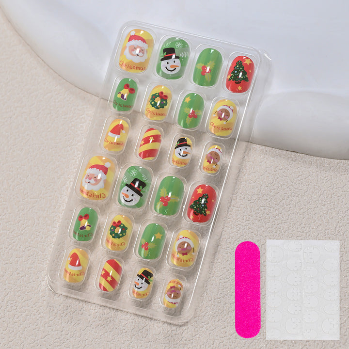Themed Summer Beach Nail Art Press-On Nails Kalsten