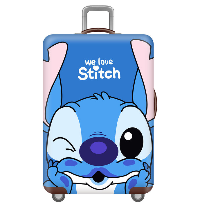 Unisex children's suitcase with reinforced hard shell, telescopic handle and Kuromi motif Kalsten
