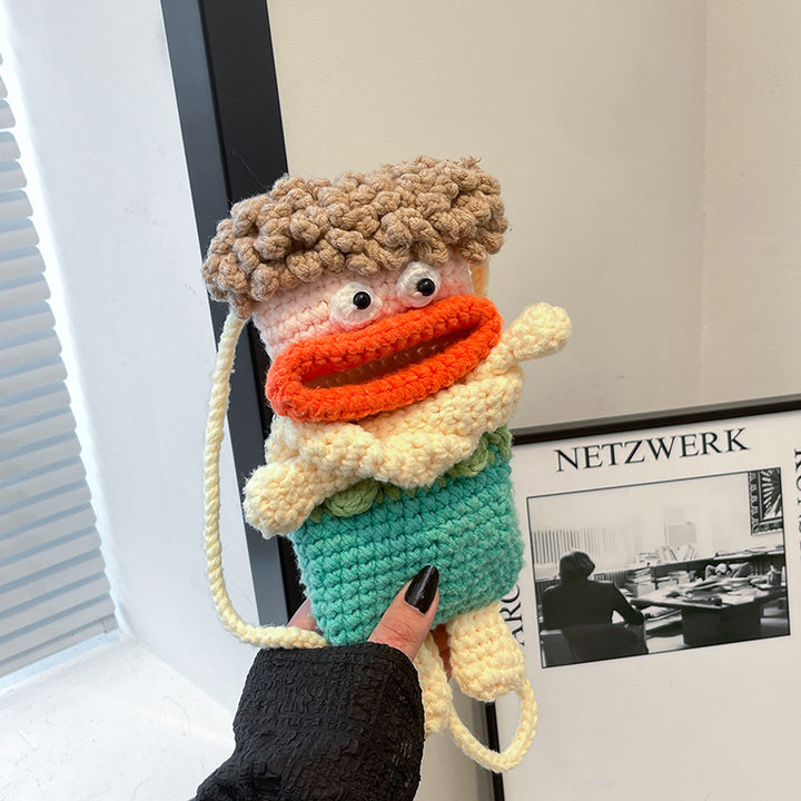 Adorable Crochet Character Mini Bag