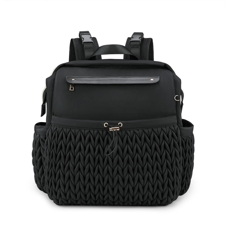 Fashionable backpack with braided design Kalsten