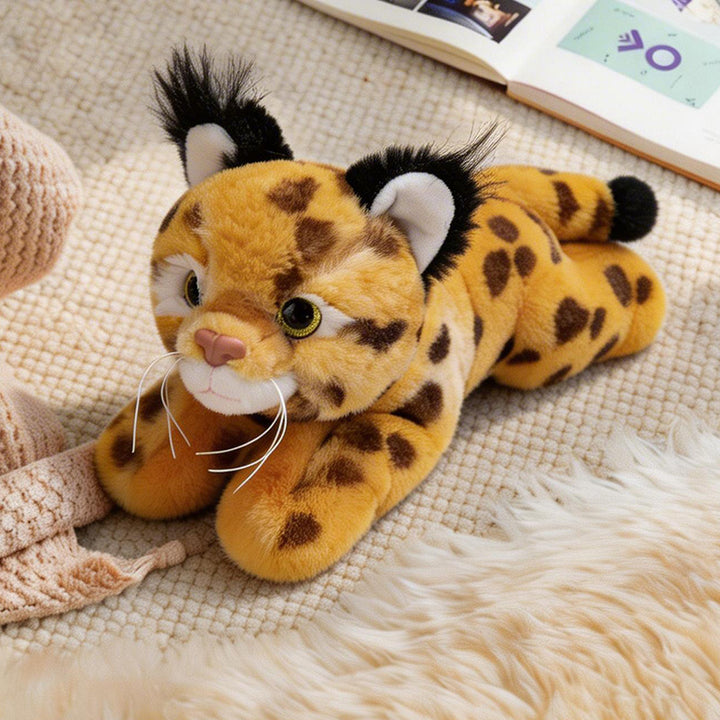 Lifelike Stretching Cat Plush Floor Cuddle Pillow Kalsten
