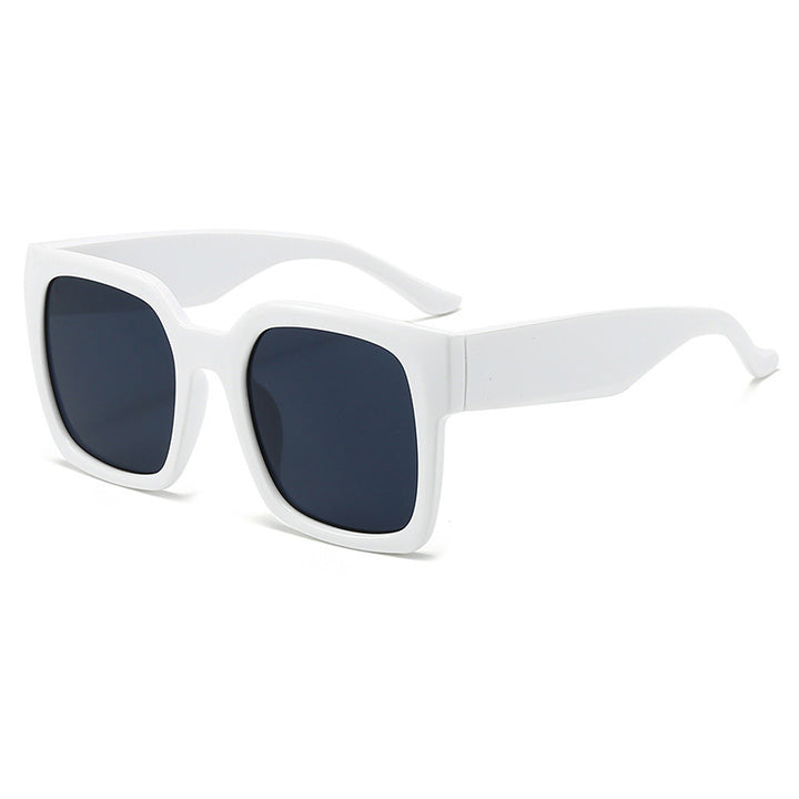 Women's square sunglasses with stylish transparent frame and soft color gradient Kalsten