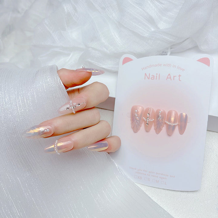 Premium French Tip Press-On Nails Kalsten