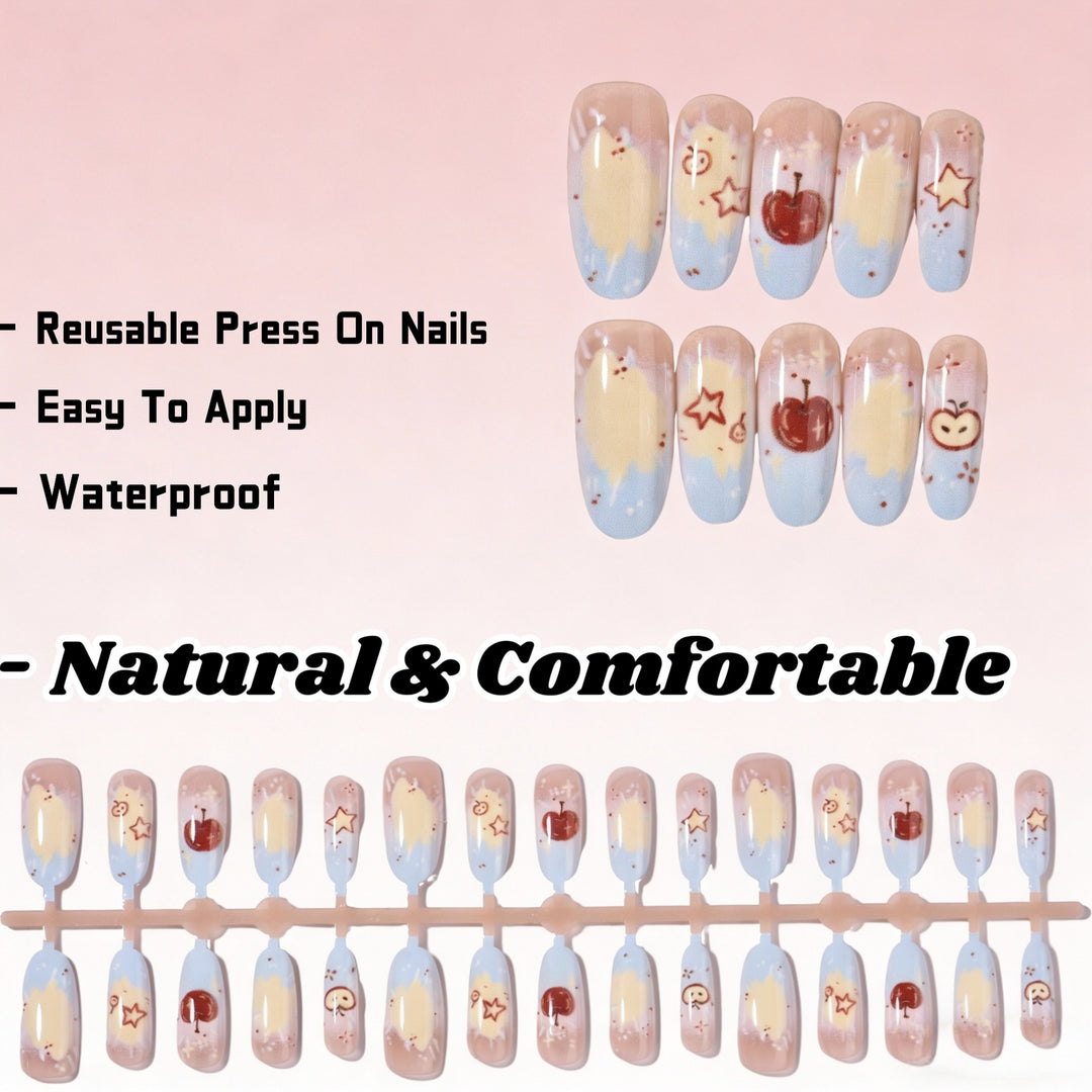 Reusable Artistic Press-On Nails