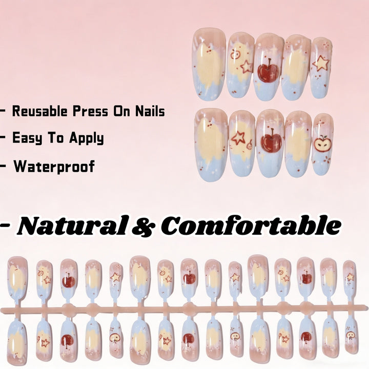 Reusable Artistic Press-On Nails