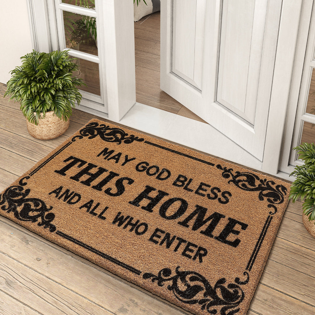 Leaf Pattern Entrance Mat Kalsten