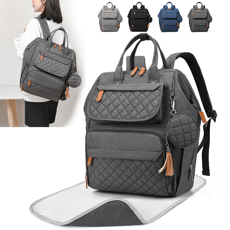 Multi-Functional Quilted Backpack Kalsten