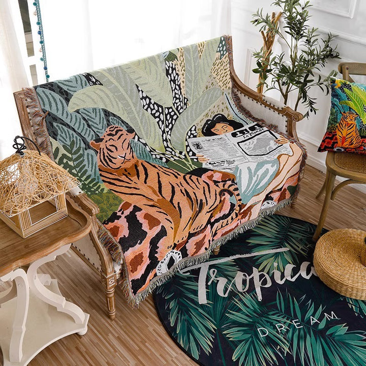 Bohemian-Style Outdoor Picnic Blanket