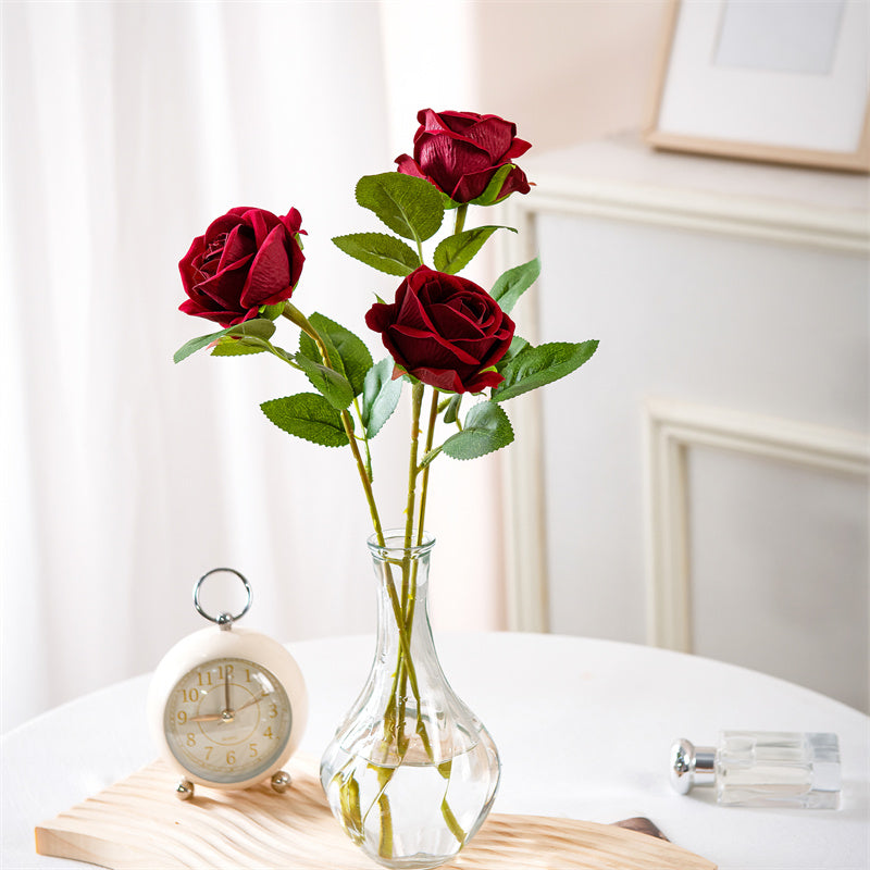 Realistic Elegant Rose Stem