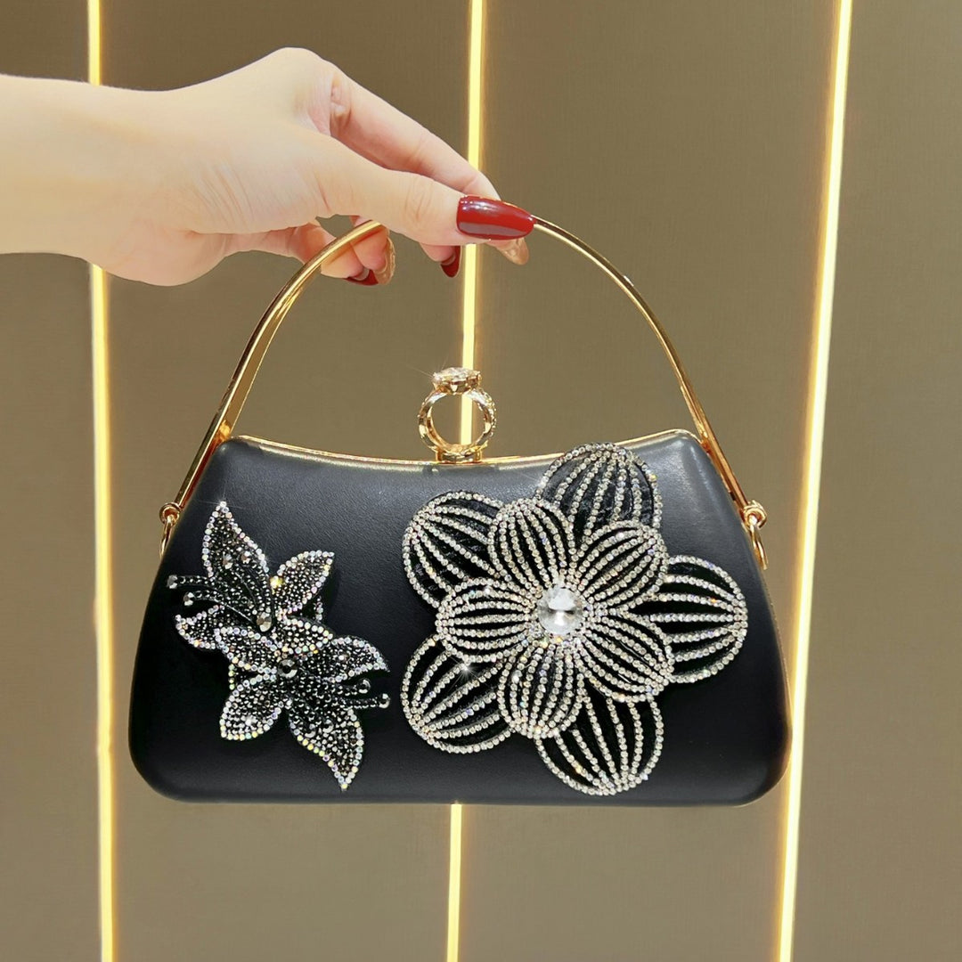 Decorative Floral Evening Handbag
