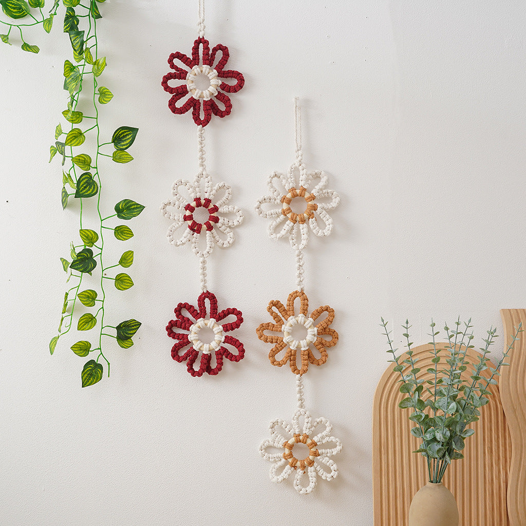 Decorative Macrame Flower Garland Kalsten