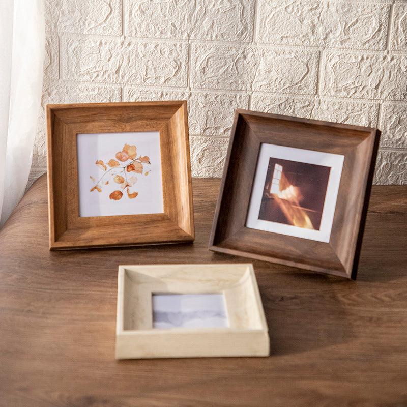 Elegant Artisan Wood Display Frame