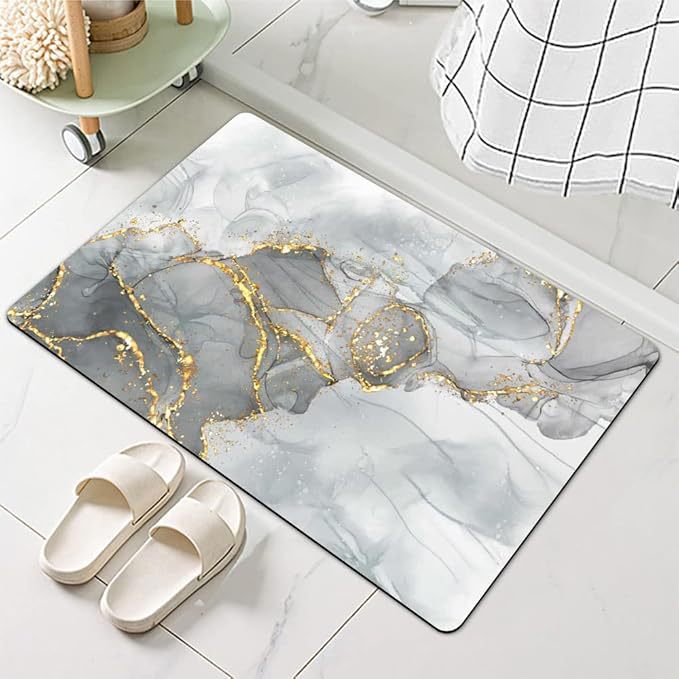 Stylish Water-Resistant Bath Mat Kalsten