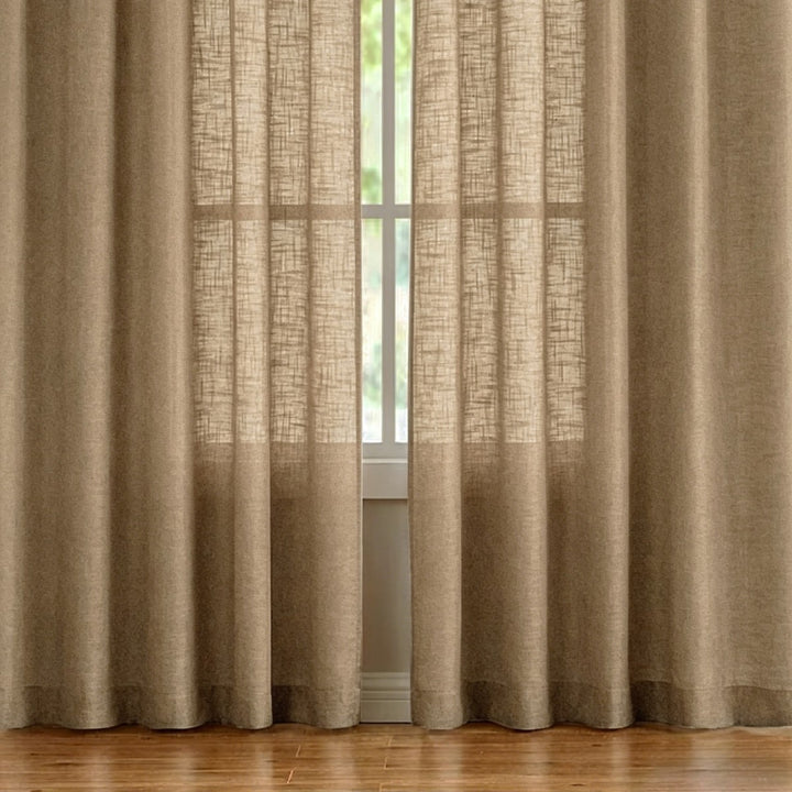 Sheer Linen Window Curtains Kalsten
