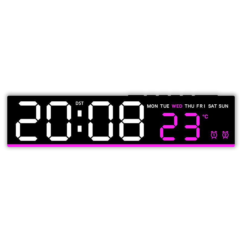 Digital LED weather clock with large display Kalsten