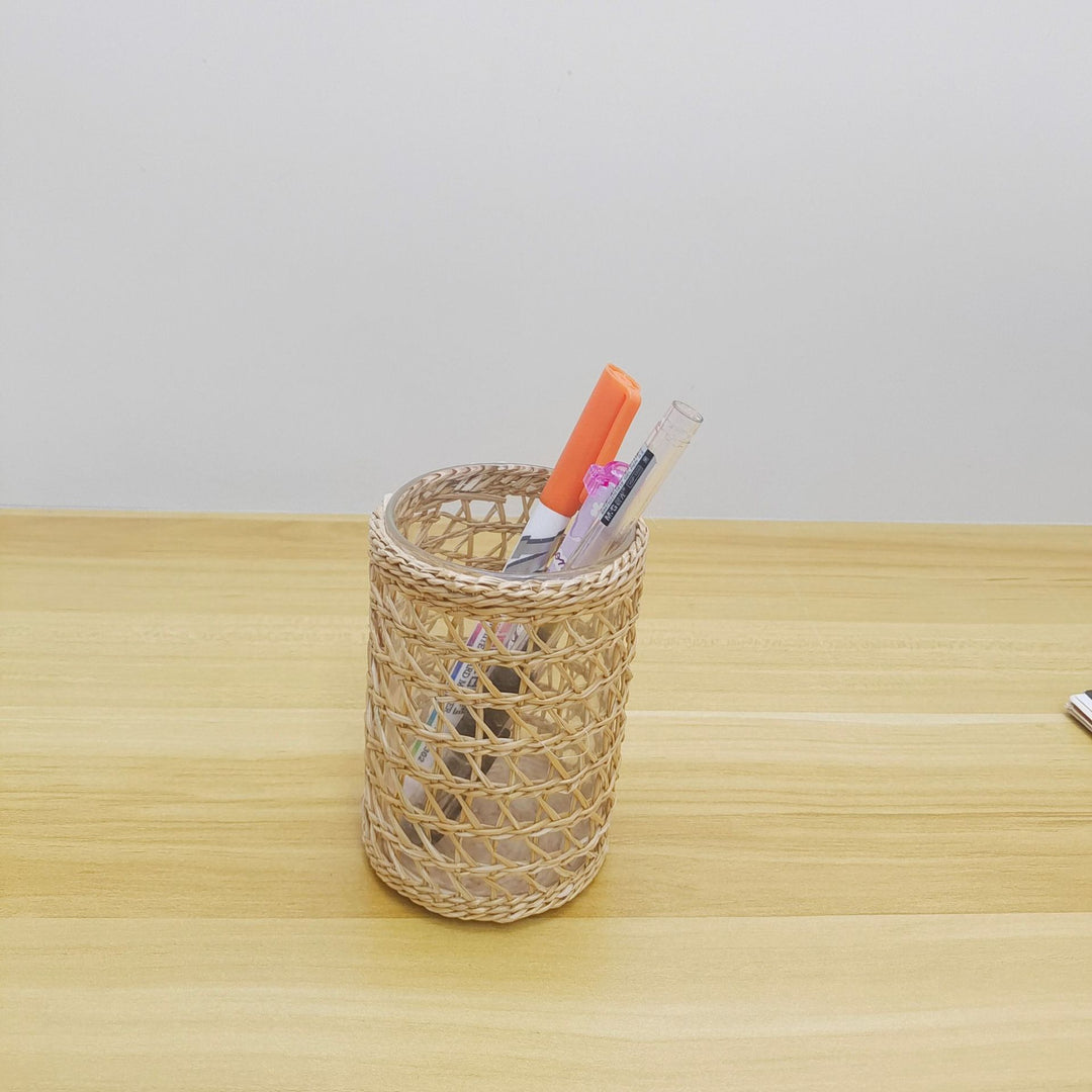 Handcrafted Woven Glass Holder Kalsten