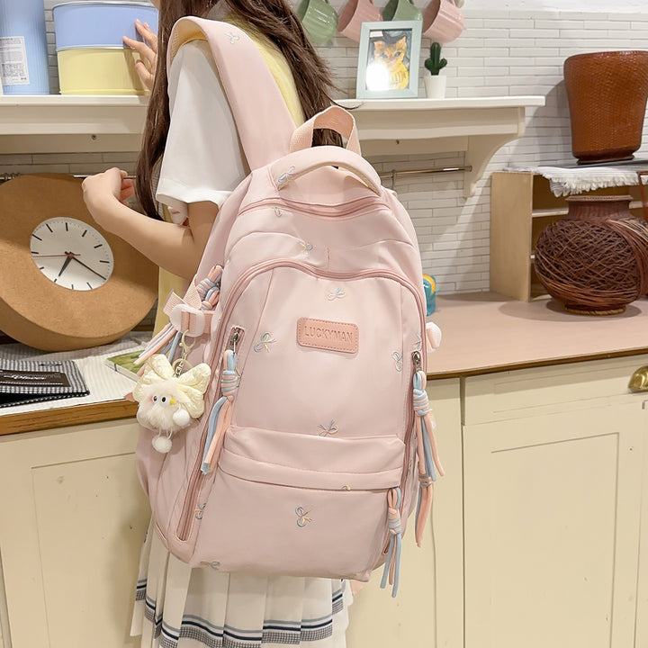 Cute Embroidered Casual Backpack Kalsten