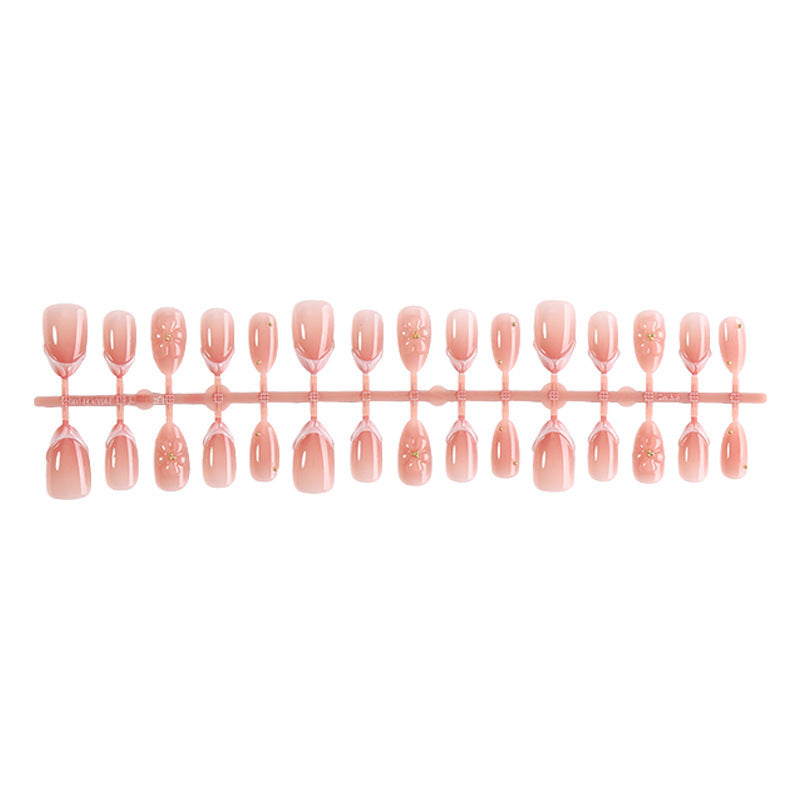 Floral Accent Press-On Nail Kit Kalsten
