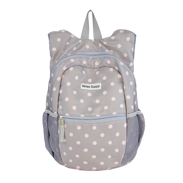 Playful Polka Dot Patterned Backpack Kalsten
