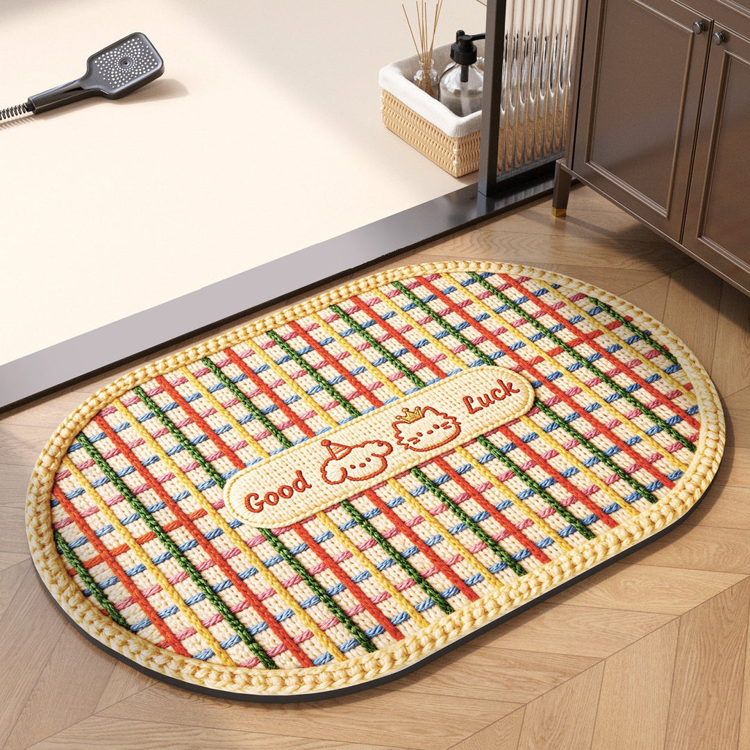 Decorative Woven Area Mat