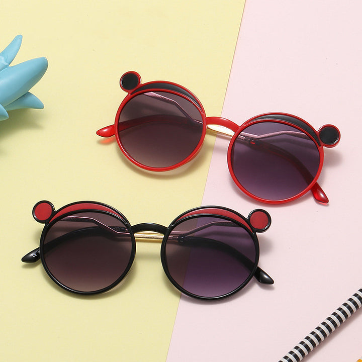 Women Fashion-Round Sunglasses with Innovative Frame and Colored Lenses Kalsten