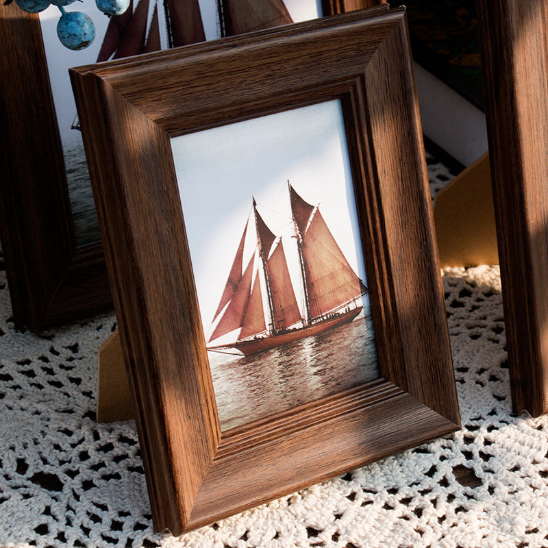 Rustic Decorative Wooden Picture Frame for Home