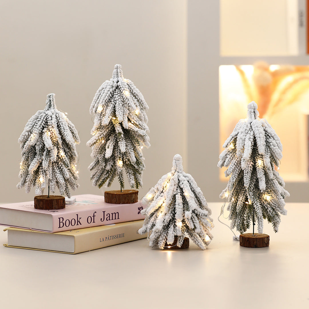 Illuminated Miniature Christmas Tree Decorations Kalsten