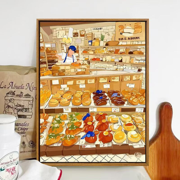 Bakery-Themed Illustrated Wall Art Kalsten