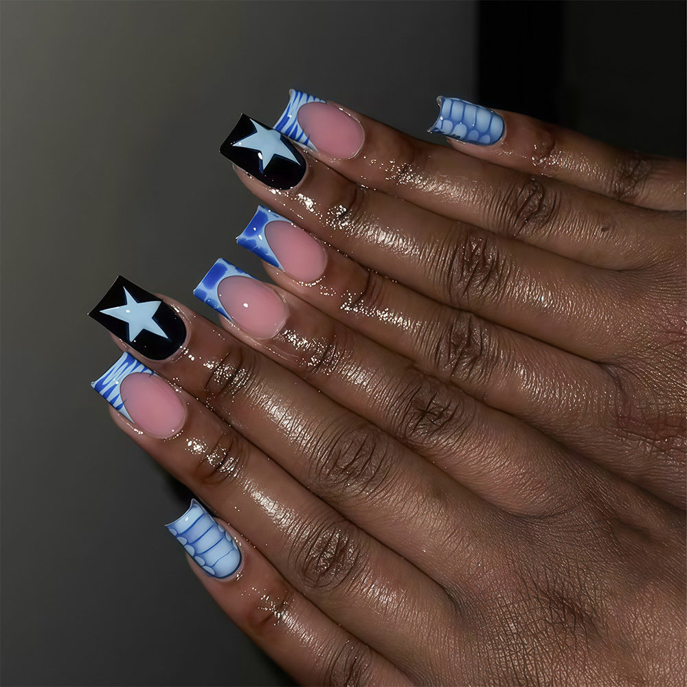 Artistic Graphic Acrylic Press-On Nails Kalsten
