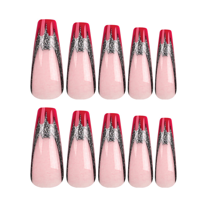 Artful Gel Nails with extraordinary Gothic design Kalsten