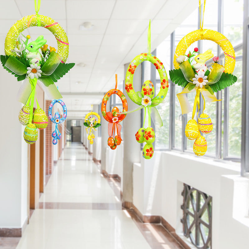 Decorative Spring Floral Wreath Kalsten
