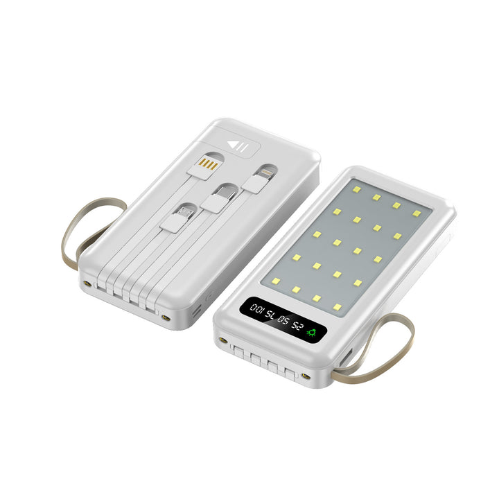 Portable power bank with multifunctional USB-C charging cable Kalsten