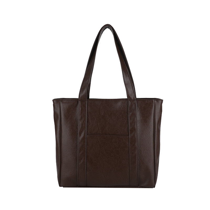 Classic Faux Leather Tote Bag Kalsten