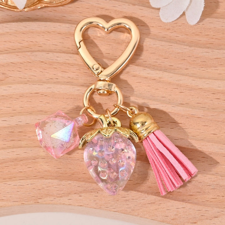 Keychain with Fruity Strawberry Design Kalsten