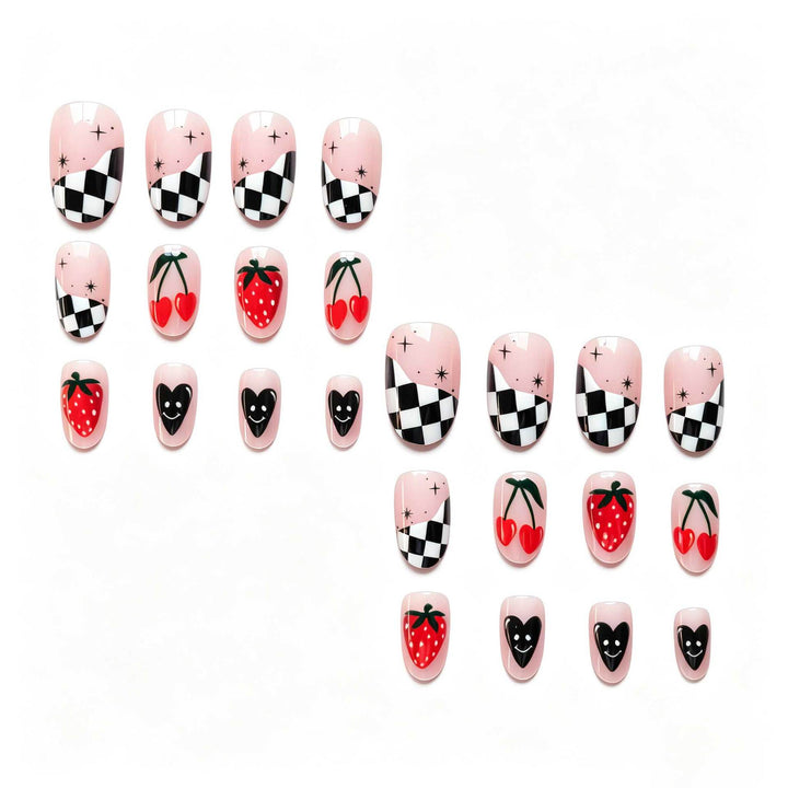 Creative Floral and Fruit Nail Art Kit