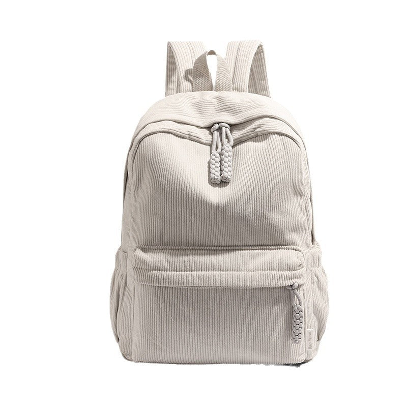 Ribbed Fabric Lightweight Backpack Kalsten