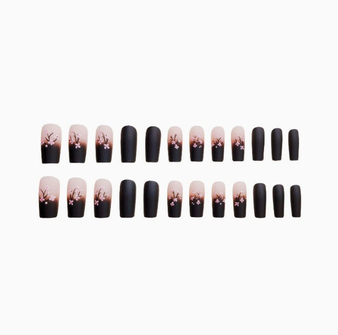 Artistic Floral French Nail Art Set Kalsten
