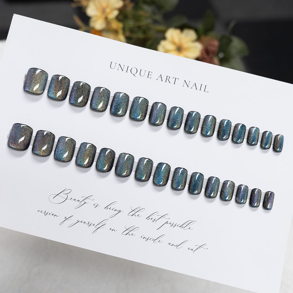 Glossy Acrylic Press-On Nail Set