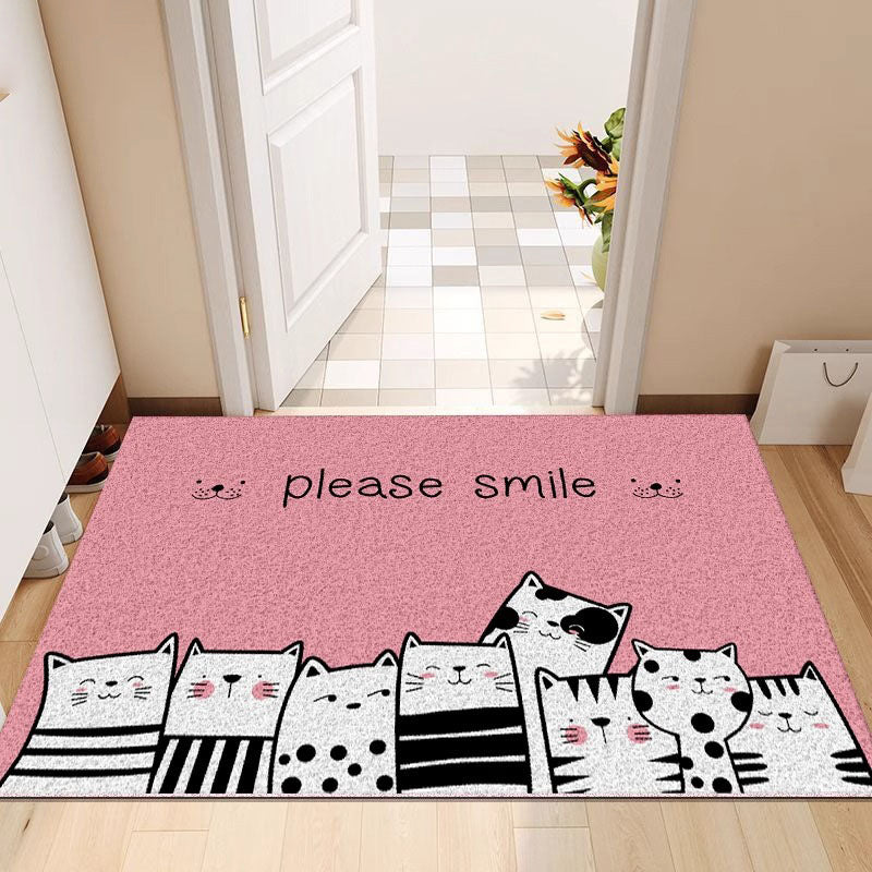 Fun Cat-Themed Indoor Mat Kalsten