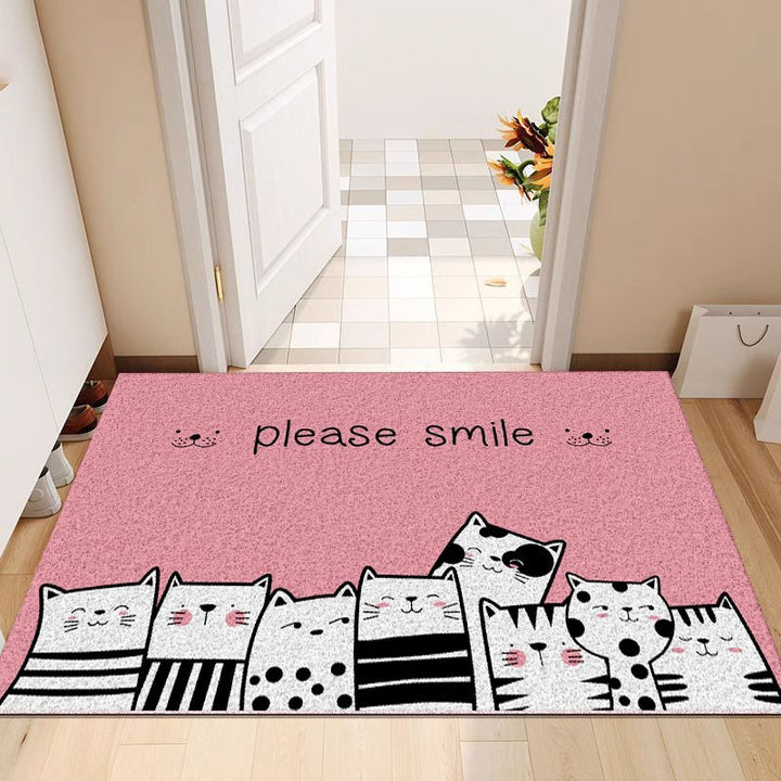 Fun Cat-Themed Indoor Mat Kalsten