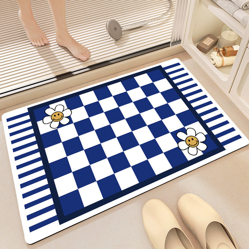 Decorative Honeycomb Bath Mat Kalsten
