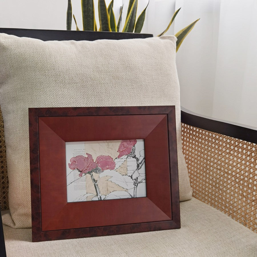 Elegant Flower Border Wall Art