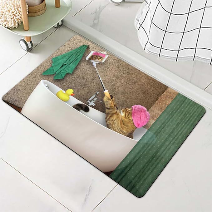 Stylish Water-Resistant Bath Mat Kalsten