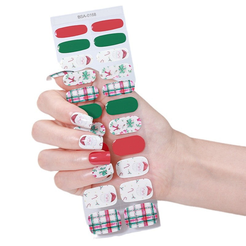 Festive Holiday Nail Wraps