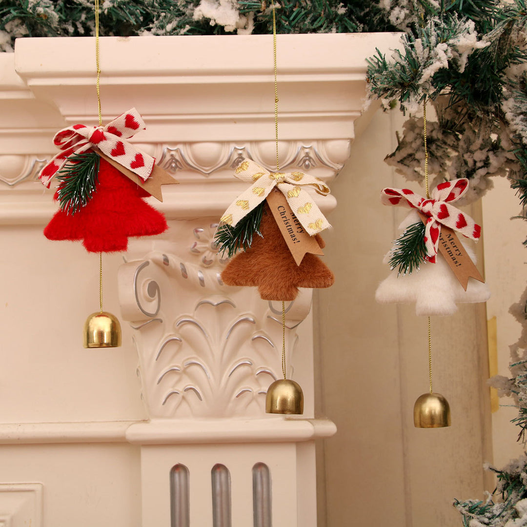 Festive Christmas Tree Ornament with Bell Kalsten