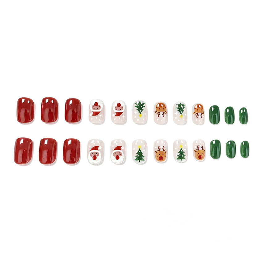 Festive Holiday-Themed Nail Art Set Kalsten
