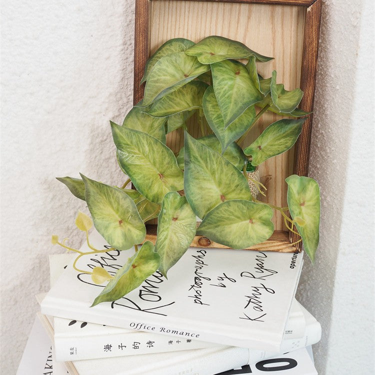 Rustic Wall-Mounted Faux Plant Arrangement