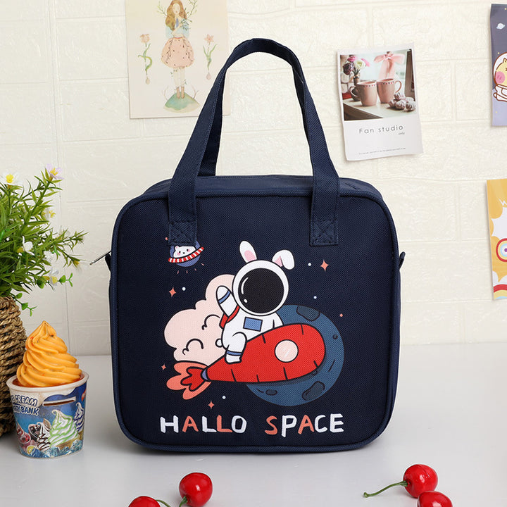 Children's Insulated Bear-Themed Lunch Bag Kalsten