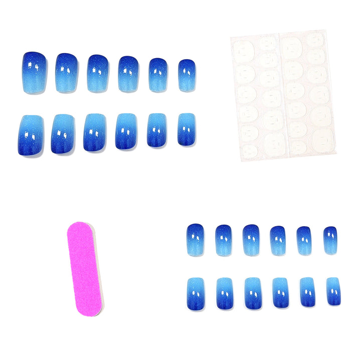 Gradient Glitter Nail Art Kalsten